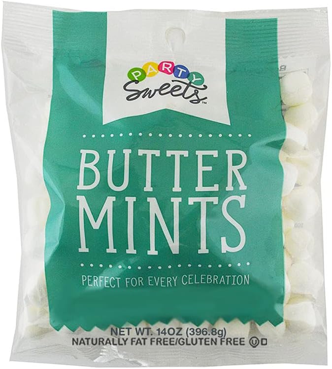 Party Sweets White Buttermints - 14 Ounce Bag - Image 1